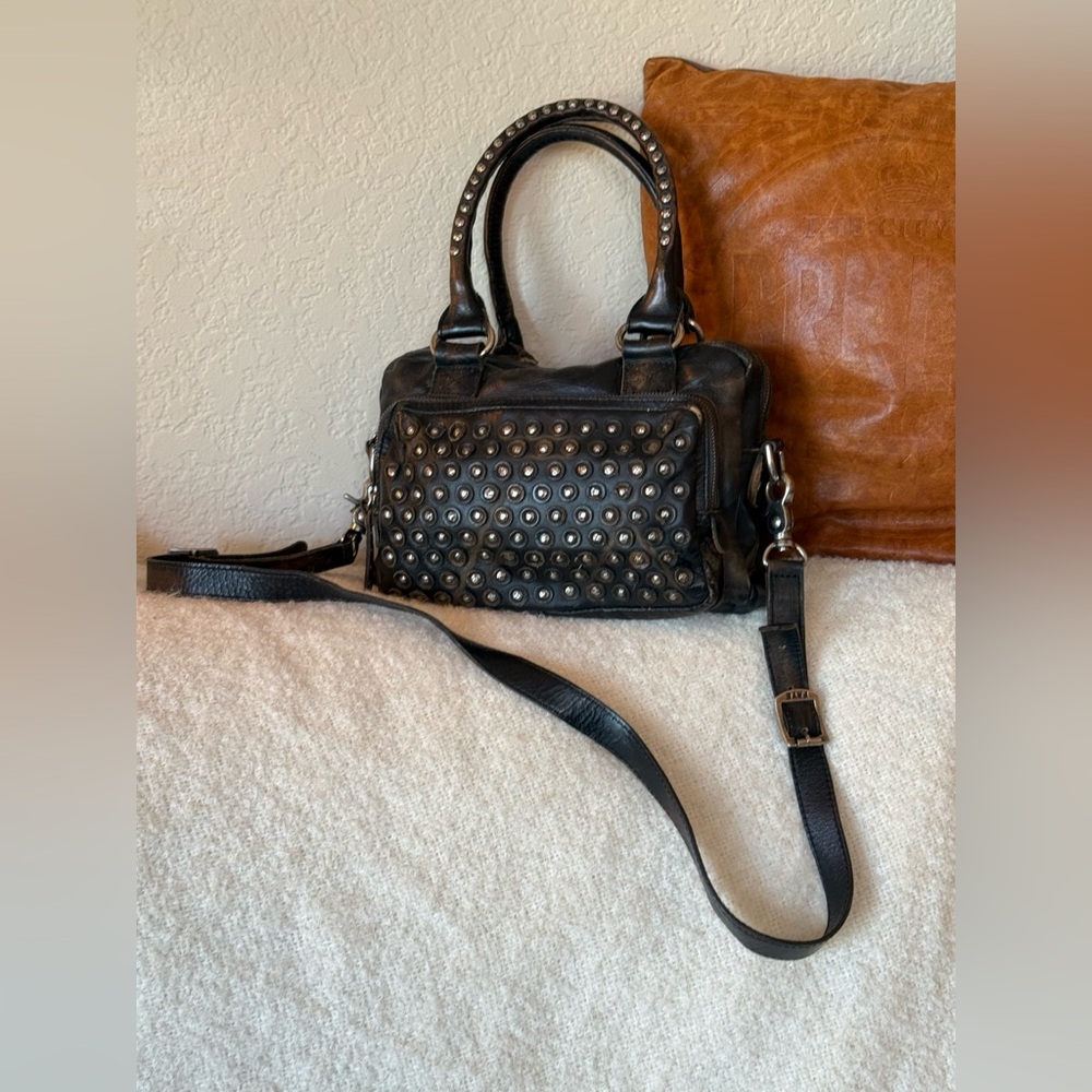 Frye Studded satchel